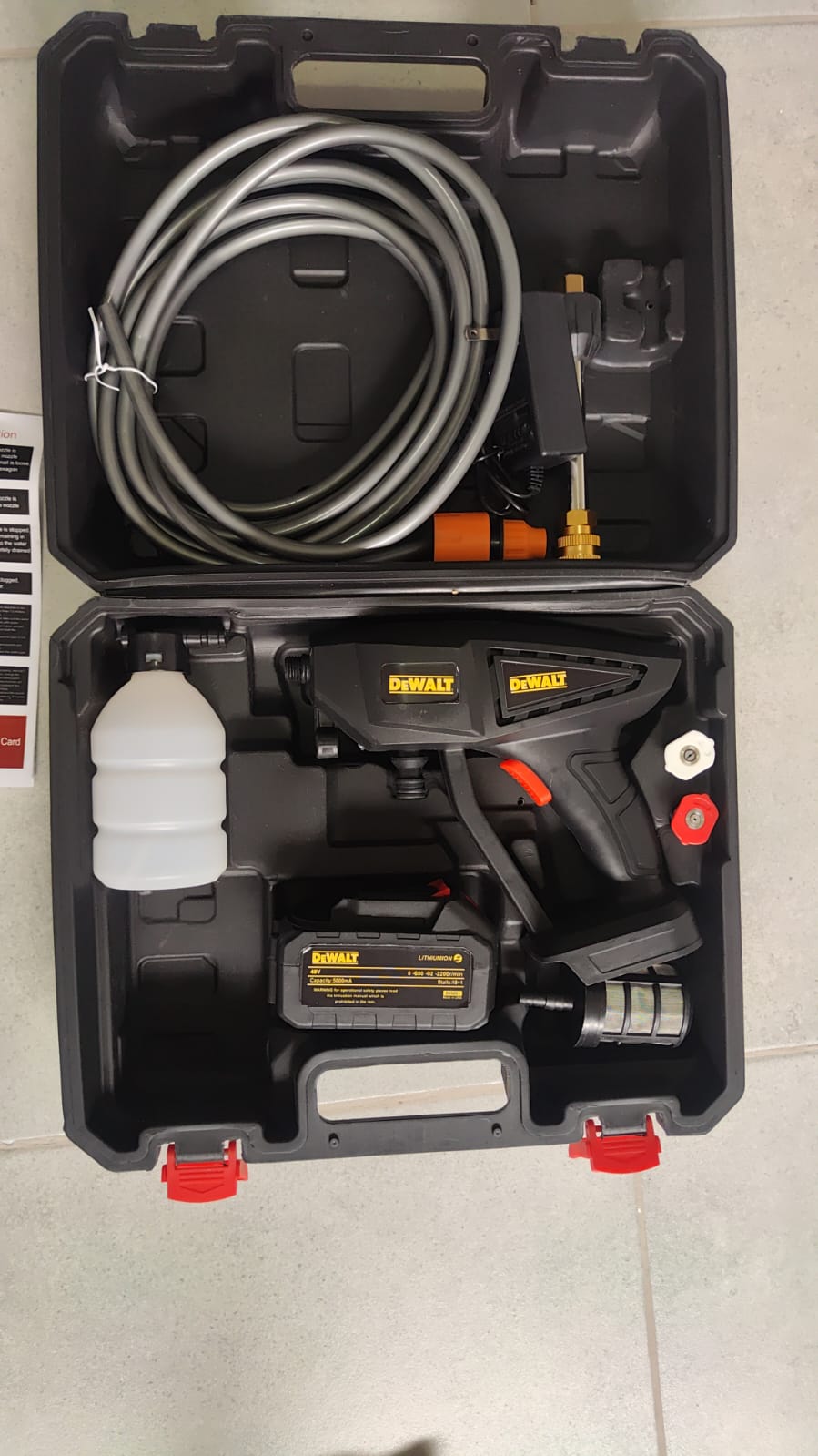 HIDROLAVADORA  DW 2 BATERIAS